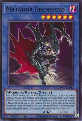 SJF Matador Archfiend - Maze of Muertos Maze of Muertos Super Rare