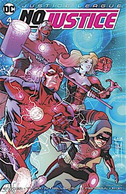 SH1 Justice League Comic Issue 4 No Justice DC Ingles