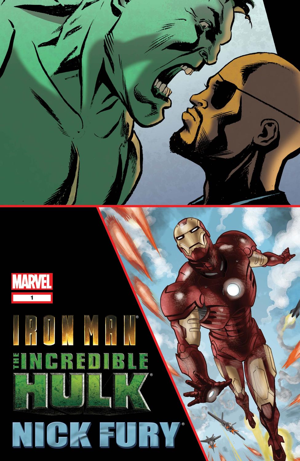 SH1 Iron Man The Incredible Hulk Nick Fury Issue 1 Marvel Ingles