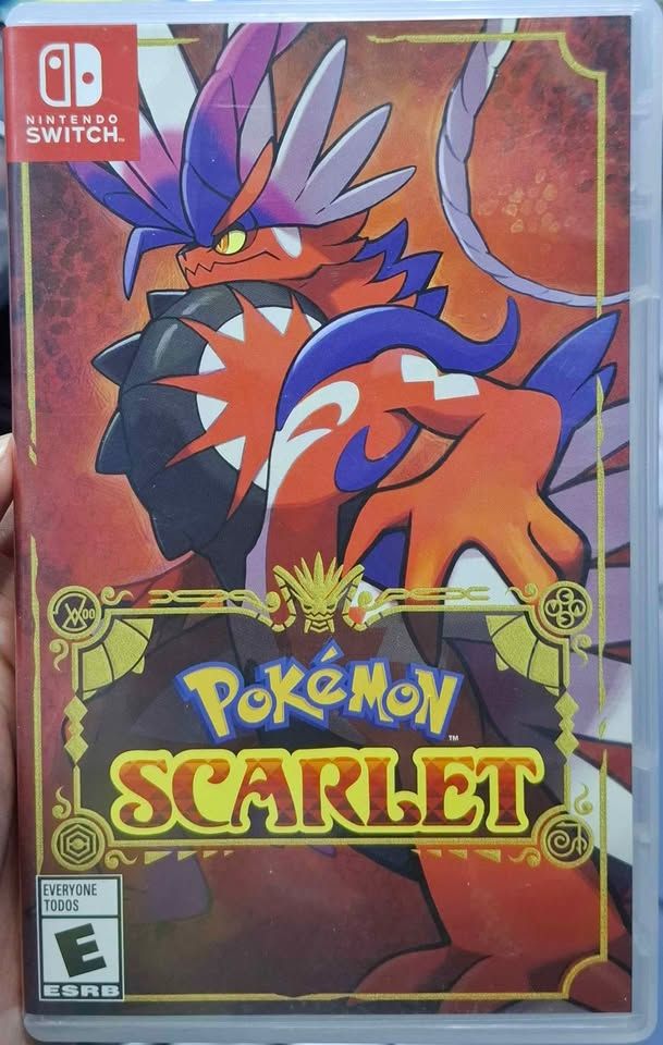 SJ1 Pokemon Scarlet Nintendo Switch Usado Completo