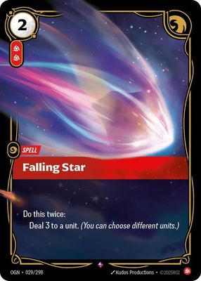 SJF Falling Star - Origins (OGN) Origins Foil Ingles