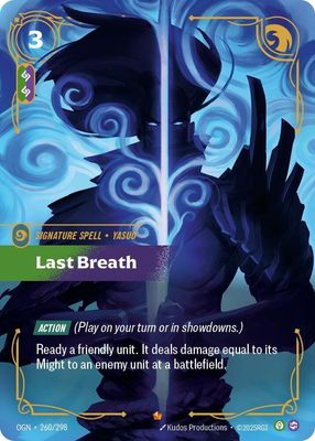 SJF Last Breath - Origins (OGN) Origins Foil Ingles