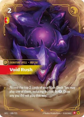 SJF Void Rush - Spiritforged (SFD) Spiritforged Foil Ingles