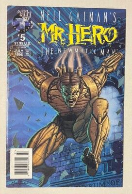 SJ2 Mr Hero Comic Issue 5 The Newmatic Man Neil Gaiman Tekno Comic
