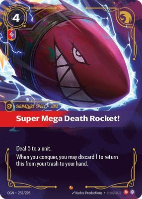 SJF Super Mega Death Rocket! - Origins (OGN) Origins Foil Ingles