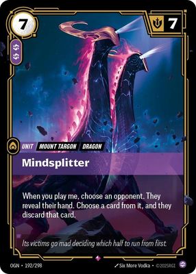 SJF Mindsplitter - Origins (OGN) Origins Foil Ingles