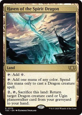 SJF Haven of the Spirit Dragon - Commander: Tarkir: Dragonstorm (TDC) Commander: Tarkir: Dragonstorm