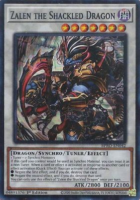 SJF Zalen the Shackled Dragon - Burst Protocol (BPRO) Burst Protocol Super Rare *Espanol*