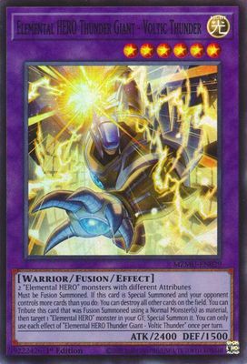 SJF Elemental HERO Thunder Giant - Voltic Thunder - Maze of Muertos Maze of Muertos Super Rare