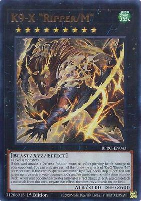 SJF K9-X "Ripper/M" - Burst Protocol (BPRO) Burst Protocol Ultra Rare *Espanol*