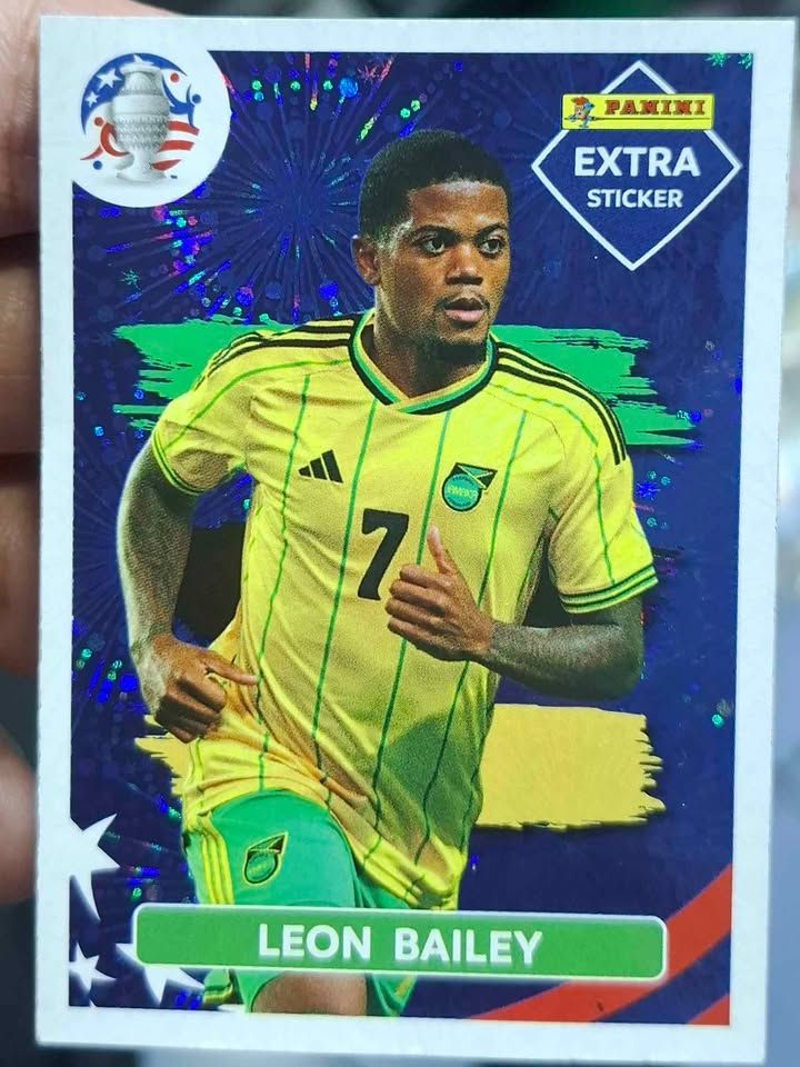 SJ1 Leon Bailey Extra Stiker Panini