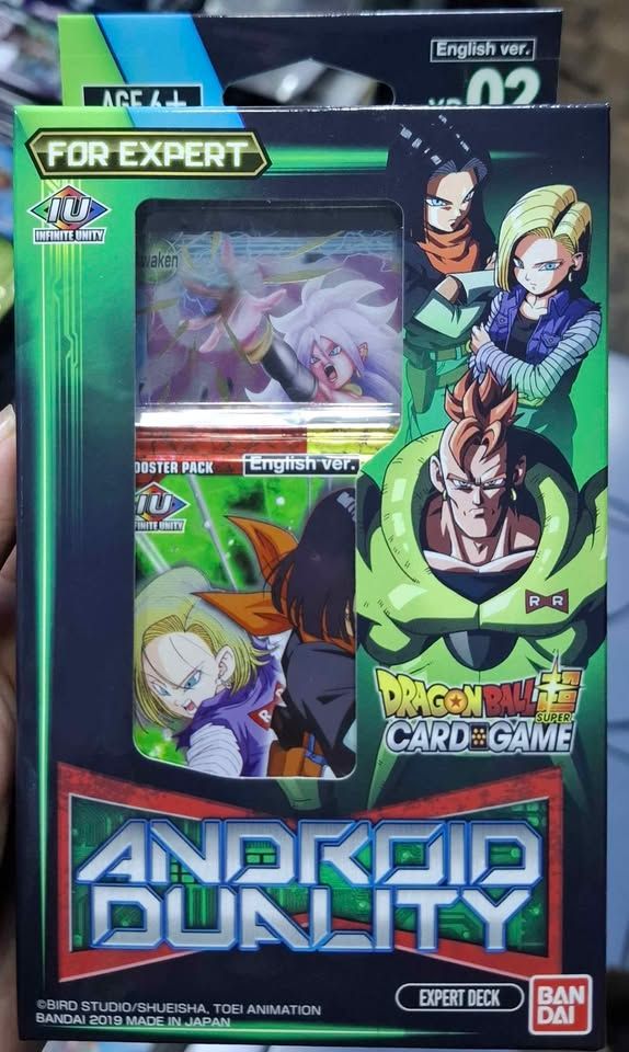 SJ3 Android Duality Deck Expert Nuevo Sellado Dragon Ball Card Game Bandai