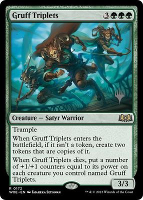 SJF Gruff Triplets - Promo Pack: Wilds of Eldraine (PPWOE) Promo Pack: Wilds of Eldraine