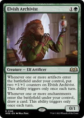 Elvish Archivist - Wilds of Eldraine (WOE) Wilds of Eldraine