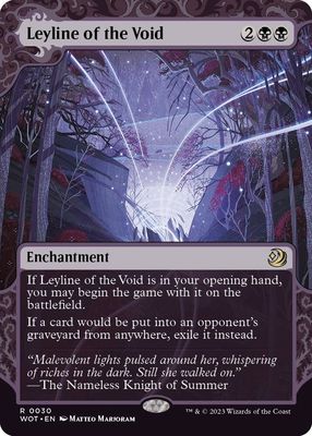 Leyline of the Void - Wilds of Eldraine: Enchanting Tales (WOT) Wilds of Eldraine: Enchanting Tales