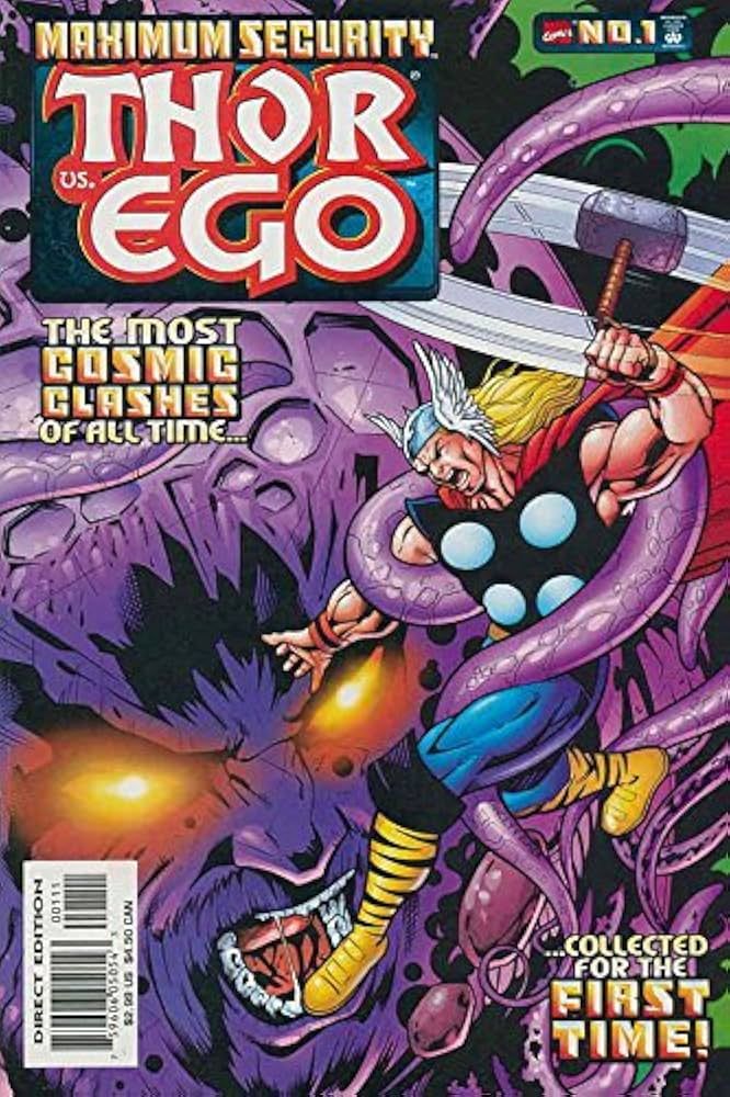 SJ4 Maximun Security Thor vs Ego Comic Issue 1 Marvel