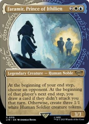 Faramir, Prince of Ithilien (Showcase) - Universes Beyond: The Lord of the Rings: Tales of Middle-earth (LTR) Universes Beyond: The Lord of the Rings: Tales of Middle-earth Faramir, Prince of Ithilien (Showcase) - Universes Beyond: The Lord of the Rings: Tales of Middle-earth (LTR) Universes Beyond: The Lord of the Rings: Tales of Middle-earth