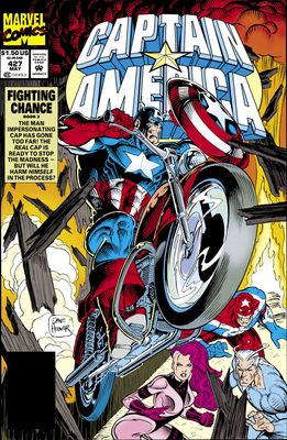 SJ4 Captain America Comic Issue 427 Marvel
