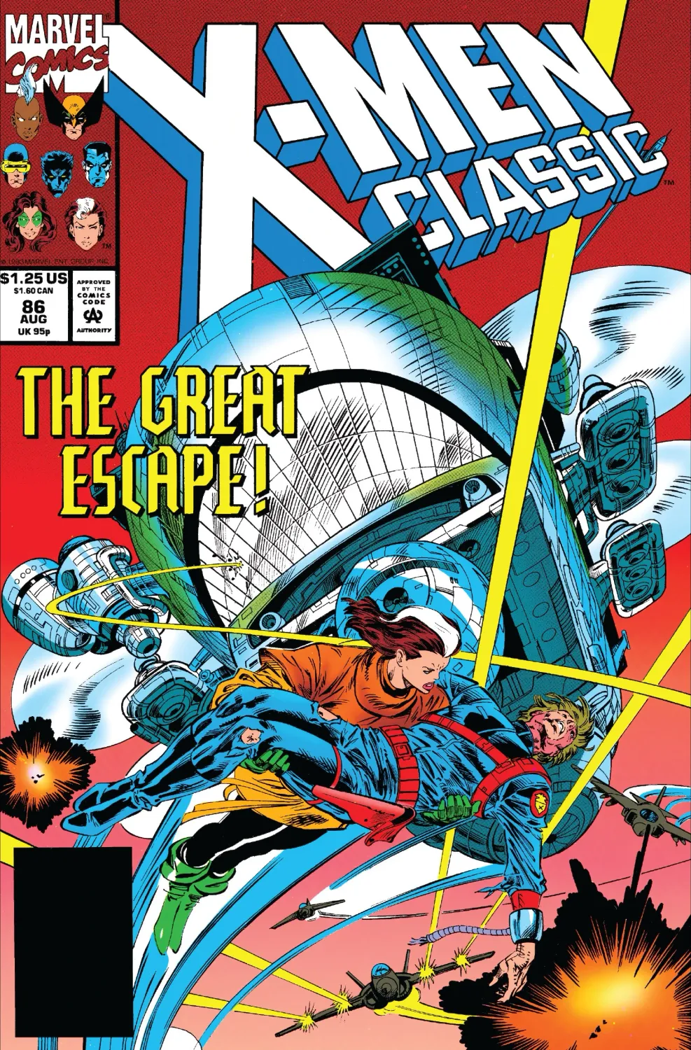 SJ4 X Men Classic Comic Issue 86 The Great Escape