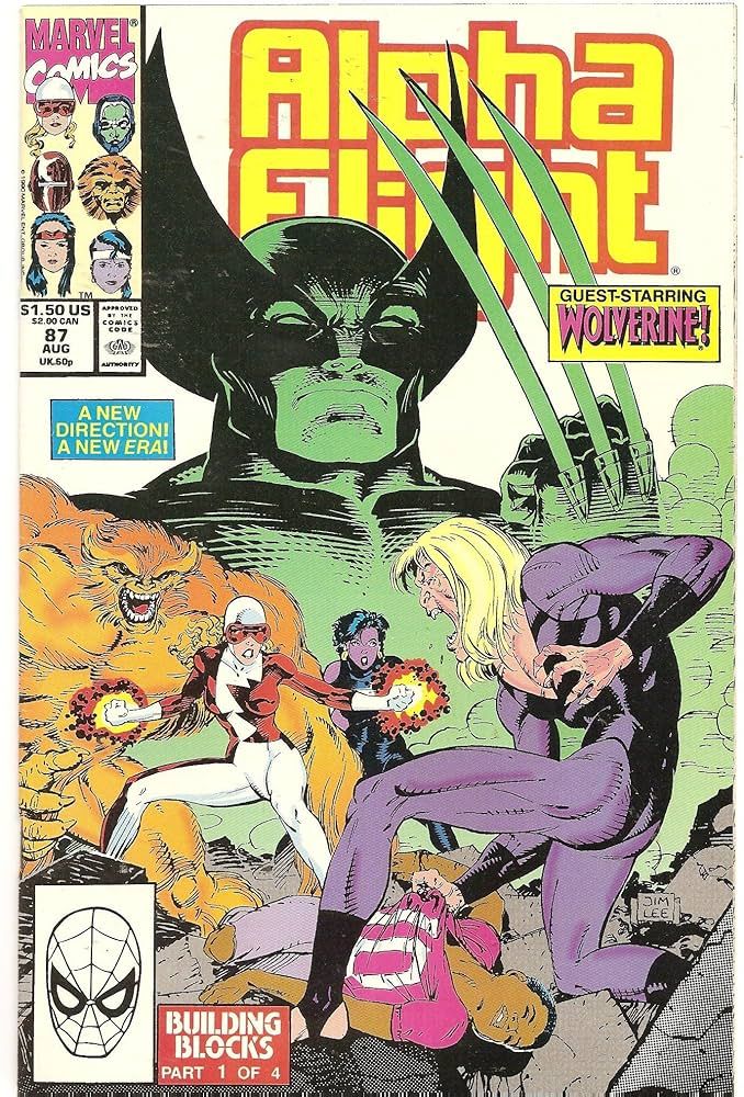 SJ4 Alpha Flight Comic Issue 87 Marvel