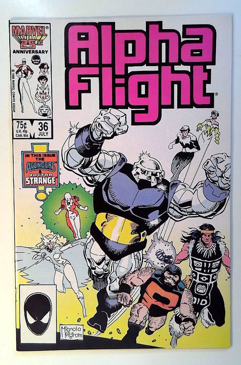 SJ4 Alpha Flight Comic Issue 36 Marvel