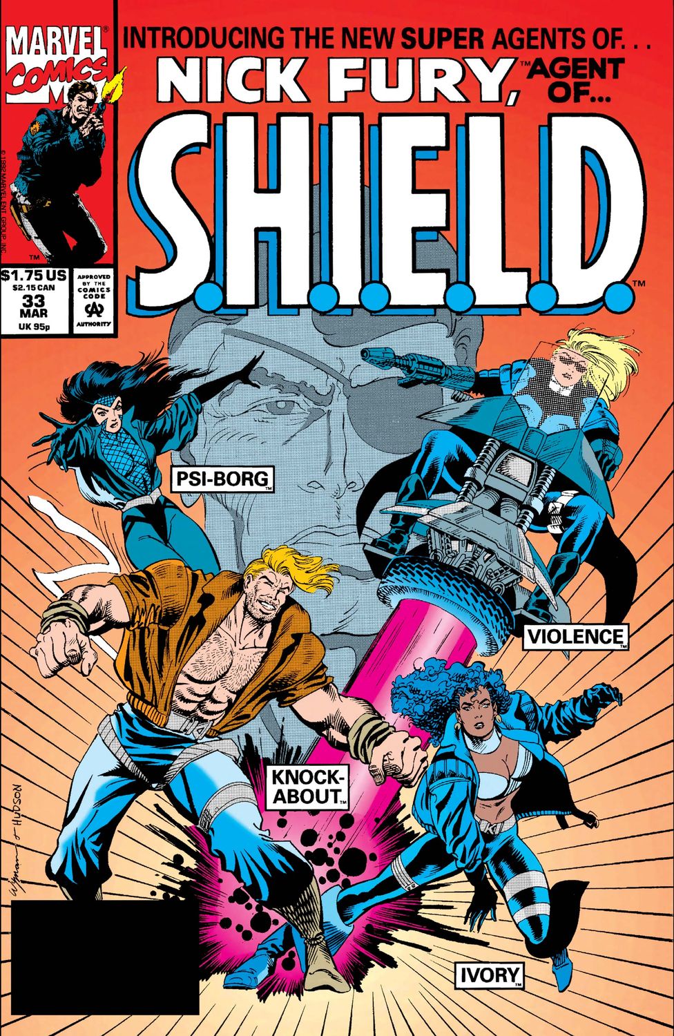 SJ4 Nick Fury Agent of Shield Comic Issue 33 Marvel