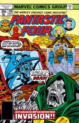 SJ4 Fantastic Four Comic Issue 198 Marvel