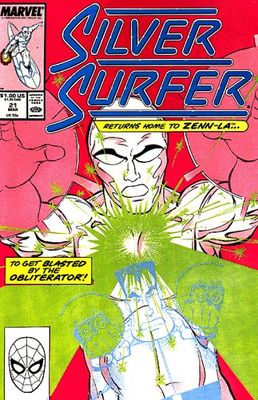 SJ4 Silver Surfer Comic Issue 21 Marvel