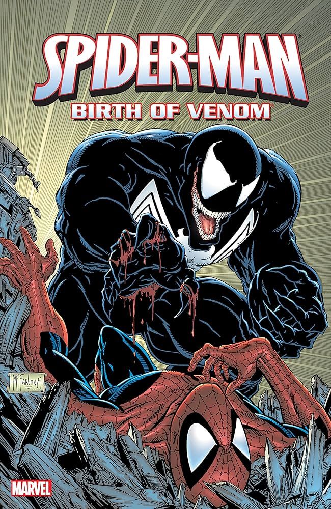 SJ4 Spider Man Comic Libro Birth of Venom Marvel