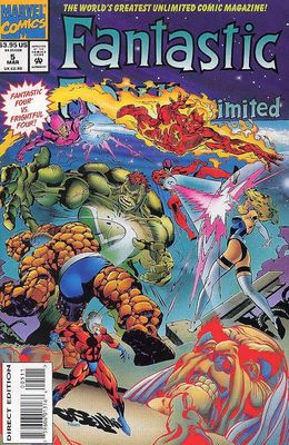 SJ4 Fantastic Four Unlimited Comic Issue 5 Marvel
