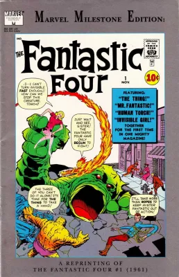SJ4 The Fantastic Four Comic Issue 1 Marvel Milestone Edition