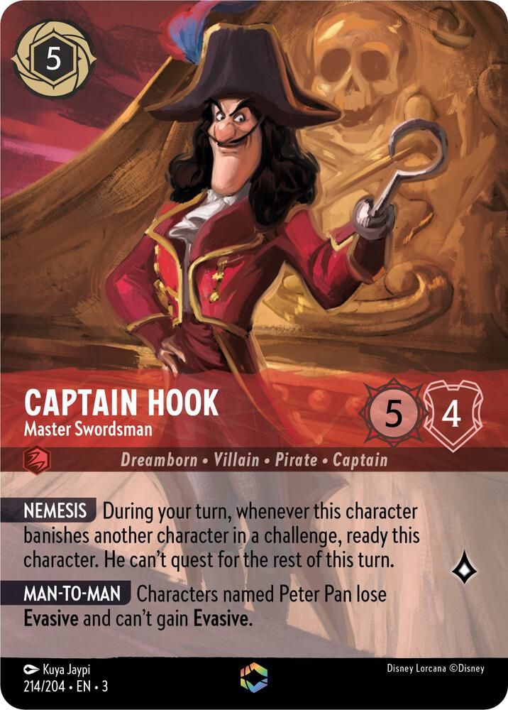 SJ Captain Hook - Master Swordsman (Enchanted) - Into the Inklands (3) Into the Inklands