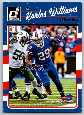 2016 DONRUSS KARLOS WILLIAMS BUFFALO BILLS #32