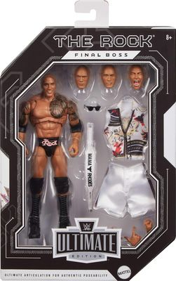 DSJ The Rock Final Boss Figura Luchador WWE Nuevo Sellado Ultimate Collection Mattel