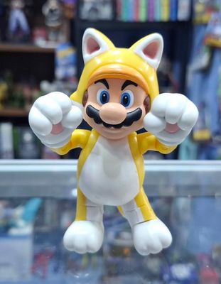 SJ3 Gato Mario Bros Figura Jakks Pacific World of Nintendo