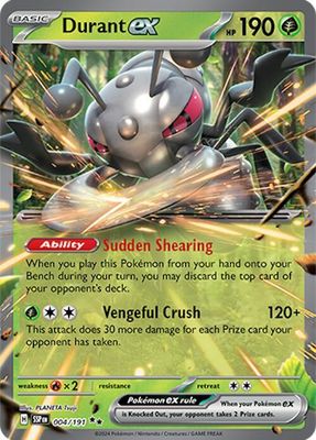 SJF Durant ex - 004/191 - SV08: Surging Sparks (SSP) SV08: Surging Sparks