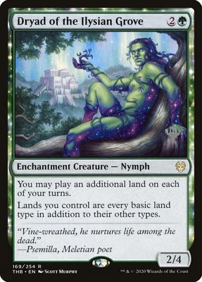 SJF Dryad of the Ilysian Grove - Promo Pack: Theros Beyond Death (PPTHB) Promo Pack: Theros Beyond Death *Espanol*
