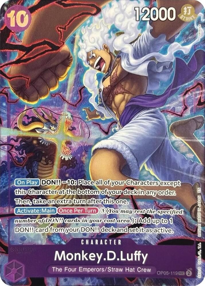 SJF Monkey.D.Luffy (119) (English Version 2nd Anniversary Set) - One Piece Promotion Cards (OP-PR) One Piece Promotion Cards