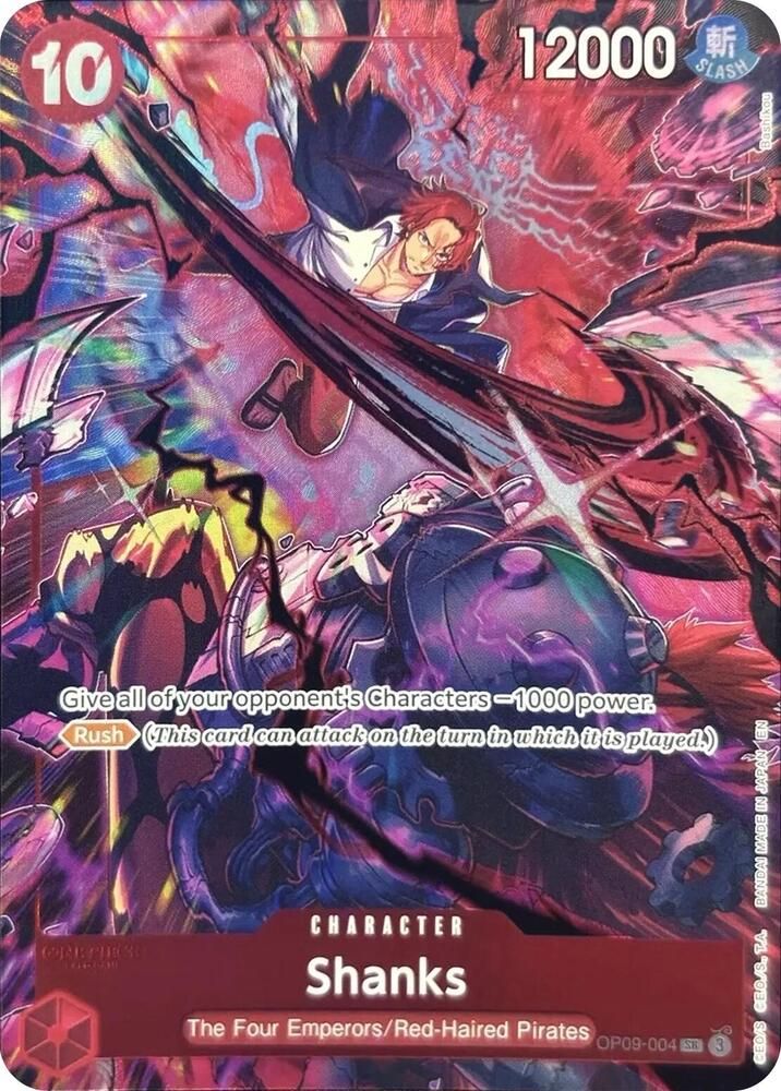 SJF Shanks (004) (English Version 2nd Anniversary Set) - One Piece Promotion Cards (OP-PR) One Piece Promotion Cards