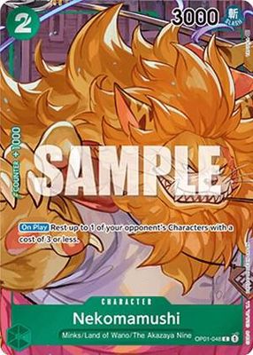 SJF Nekomamushi (Box Topper) - Romance Dawn (OP01) Romance Dawn