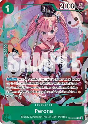 SJF Perona - OP09-034 - Extra Booster: One Piece Heroines Edition (EB-03) Extra Booster: One Piece Heroines Edition