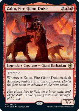 Zalto, Fire Giant Duke - Adventures in the Forgotten Realms (AFR) Adventures in the Forgotten Realms