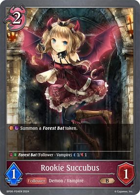 Rookie Succubus - P24EN (Foil) - BP06: Paragons of the Colosseum (BP06) BP06: Paragons of the Colosseum Foil