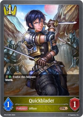 Quickblader - Shadowverse: Evolve Promo Cards (SVPR) Shadowverse: Evolve Promo Cards Foil