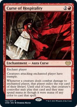 Curse of Hospitality - Innistrad: Crimson Vow (VOW) Innistrad: Crimson Vow