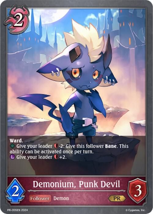 Demonium, Punk Devil (Spring Fest 2024) - Shadowverse: Evolve Promo Cards (SVPR) Shadowverse: Evolve Promo Cards Foil