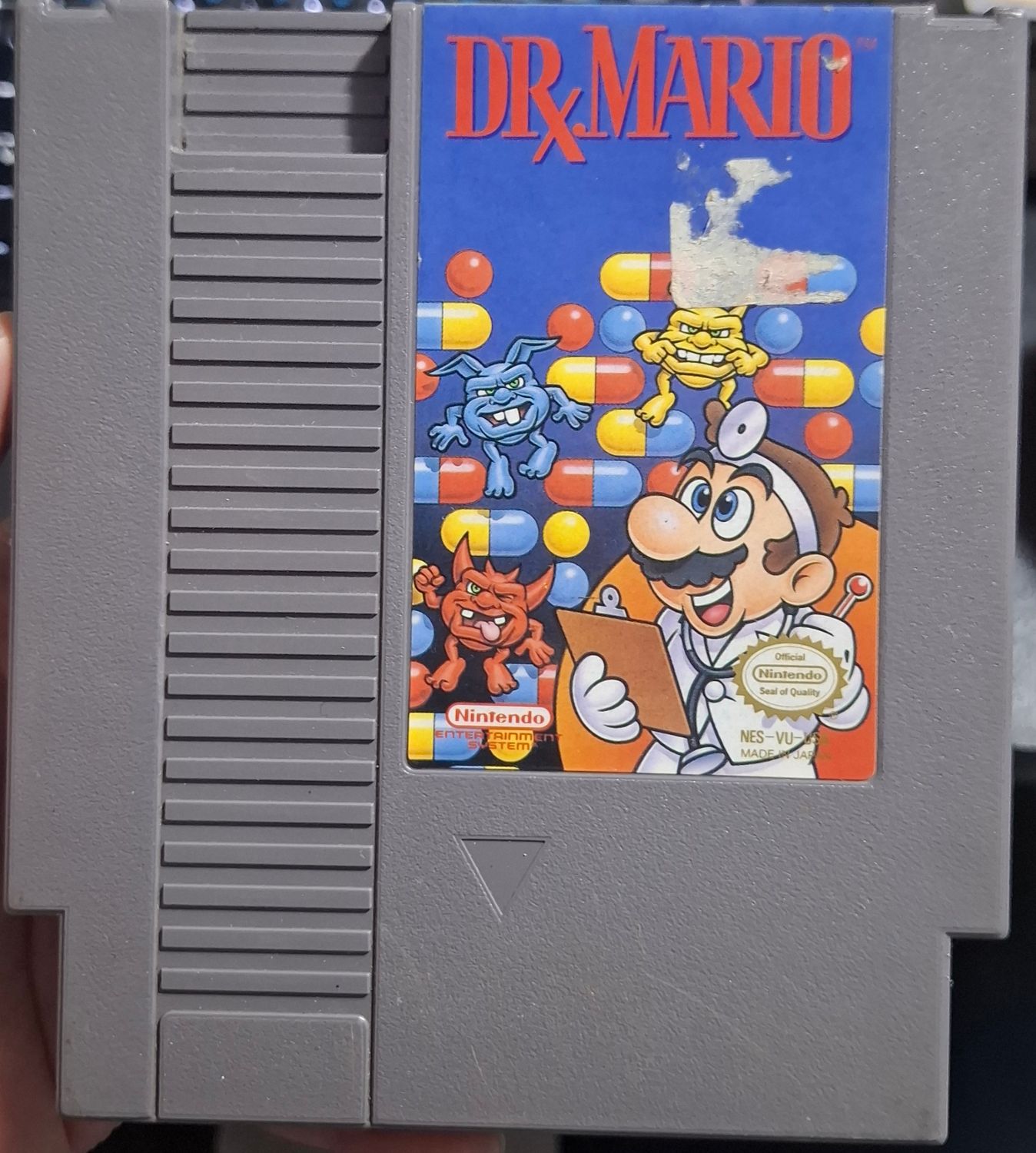 SH1 Dr Mario NES Cartucho