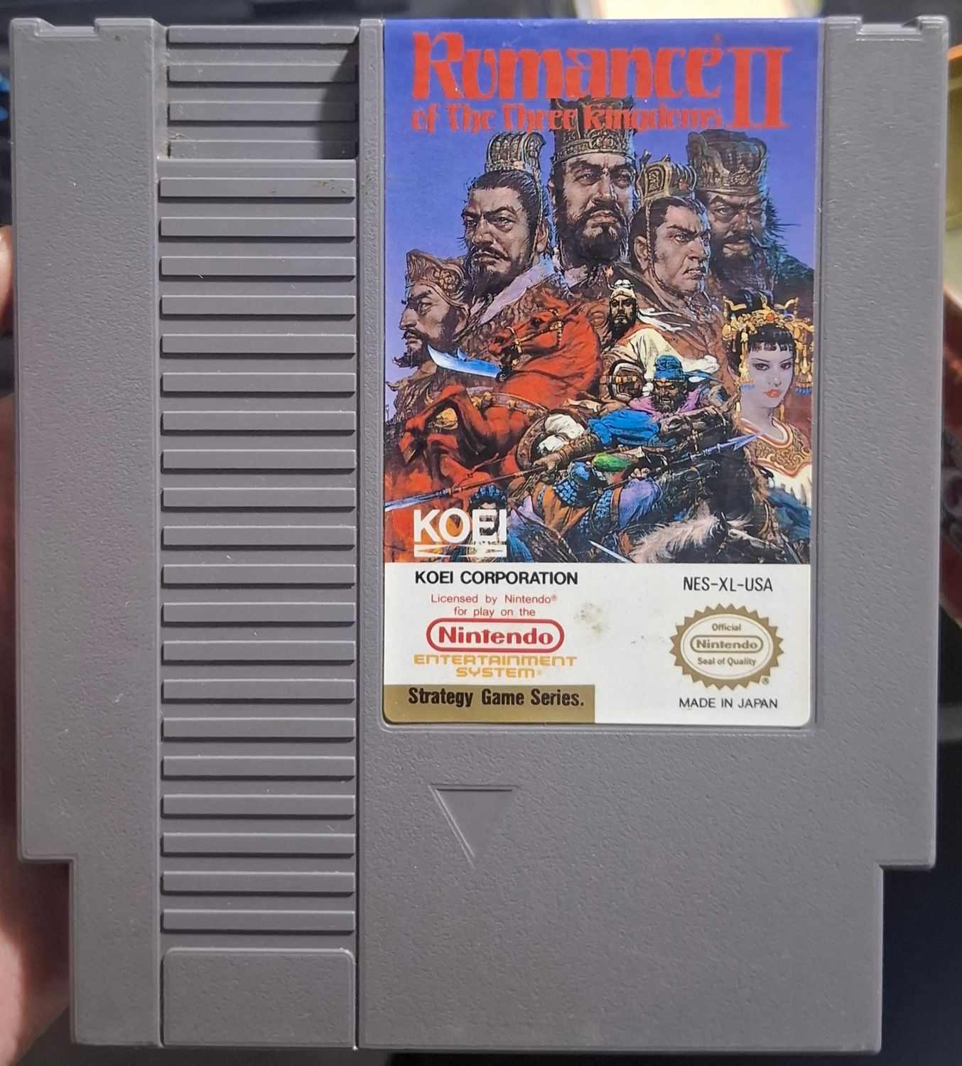 SJ2 Romance of the Three Kingdoms NES Cartucho