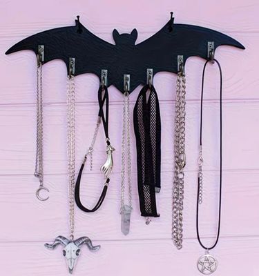 KM, Murciélago de Madera Para Guindar llaves o Joyeria