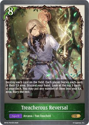 Treacherous Reversal - P01 (Foil) - BP10: Gods of the Arcana (BP10) Foil